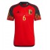 Herren Fußballbekleidung Belgien Axel Witsel #6 Heimtrikot WM 2022 Kurzarm